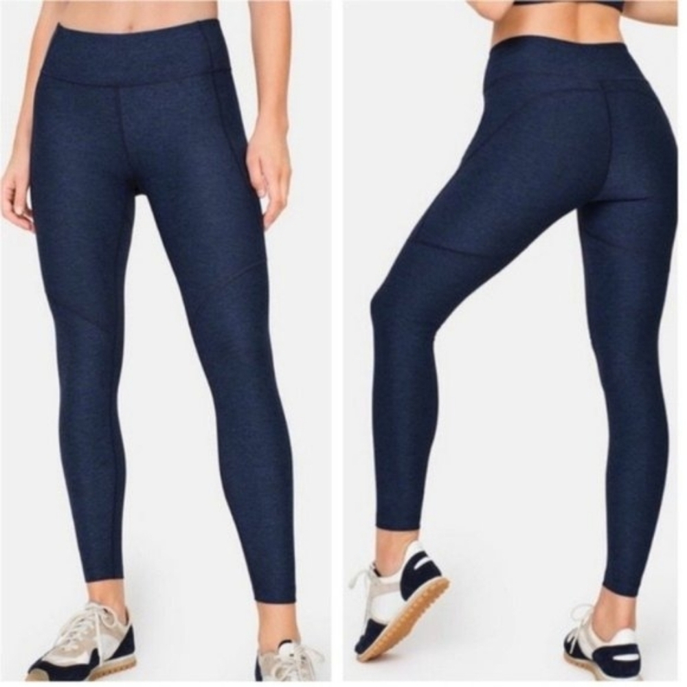 Outdoor Voices Warmup 7/8 Leggings Blue Heather Women's Small